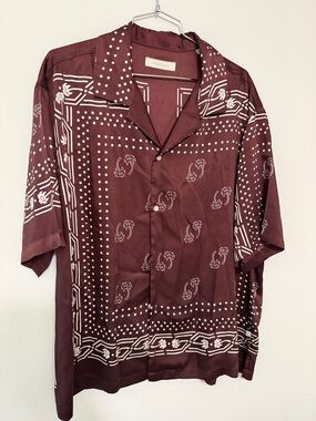 Men's Bandana Short-Sleeve Shirt